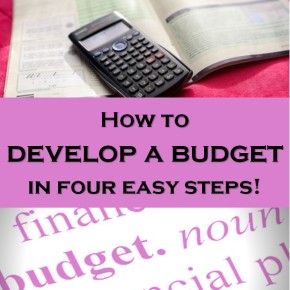 How To Develop A Budget